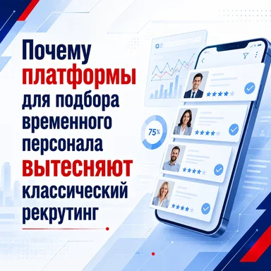 Почему платформы для подбора временного персонала вытесняют классический рекрутинг