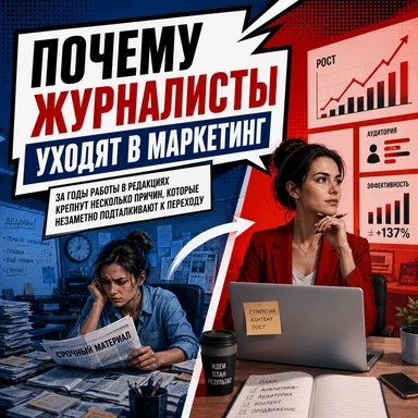 Почему журналисты уходят в маркетинг