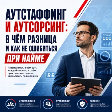 Аутстаффинг и аутсорсинг: в чём разница и как не ошибиться при найме
