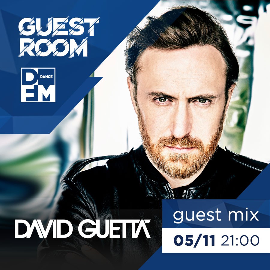 DAVID GUETTA в GUEST ROOM - Радио DFM | Москва 101.2